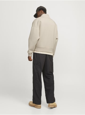 Jack & Jones Sweatshirt mit Reißverschluss in Moonbeam