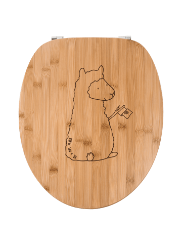 Mr. & Mrs. Panda WC Sitz Alpaka Fahne ohne Spruch in Transparent