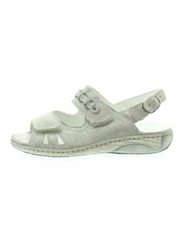 WALDLÄUFER Komfort Sandalen für Damen in hell-grau