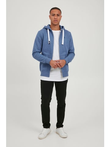 !SOLID Kapuzensweatjacke in blau