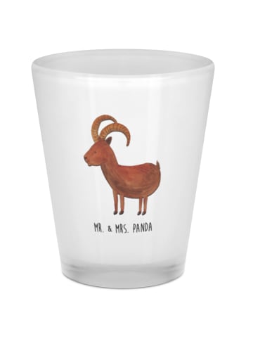 Mr. & Mrs. Panda Shotglas Sternzeichen Steinbock ohne Spruch in Transparent
