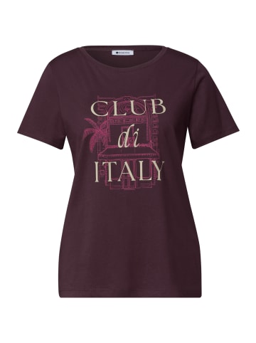 Street One T-Shirt in aubergine