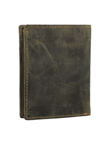 Greenburry Vintage Geldbörse Leder 9.5 cm in stag