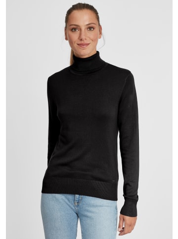 Oxmo Rollkragenpullover OXWina in Schwarz