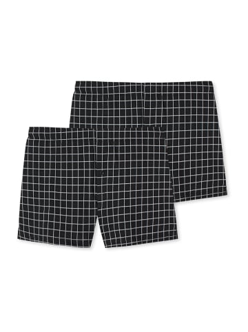 Schiesser Boxer 2er-Pack in Schwarz