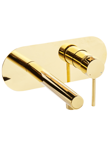 Beliani Wasserhähne CLAVIJO in Gold - (W) 26 x (H) 10 x (L) 20 cm