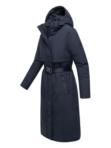 Navahoo Wintermantel Waldbummler 14 in Navy