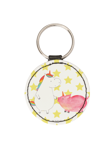 Mr. & Mrs. Panda Anhänger Einhorn Schwein ohne Spruch in Weiß