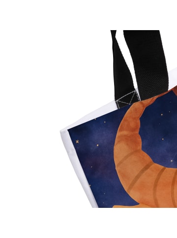 Mr. & Mrs. Panda Tote Bag Sternzeichen Skorpion Design ohne Spruch in Weiß