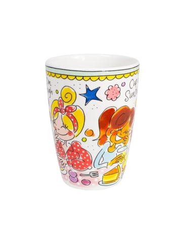 Blond Amsterdam XL-Becher Mint Rand in Bunt - 500 ml