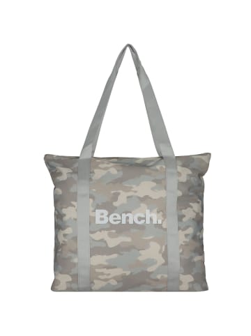 Bench City Girls Shopper Tasche 42 cm in hellgrau-weiss