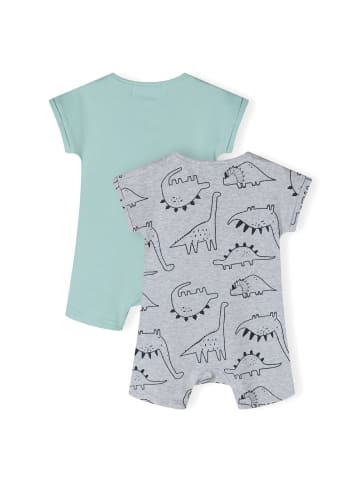 Minoti 2er. Set: Strampler 24babypack19 in graumeliert