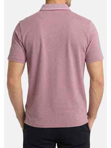 Casa moda Poloshirt Basic in Grau / rot