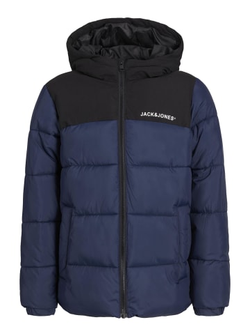 JACK & JONES Junior Winterjacke JJMOON HOOD PUFFER JNR in navy blazer