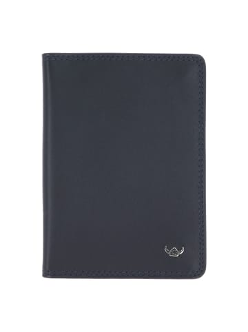 Golden Head Polo Ausweisetui RFID Leder 9 cm in marineblau