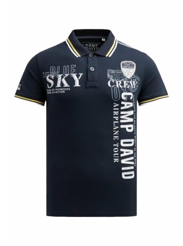 CAMP DAVID  Poloshirt für Herren in dunkel-blau