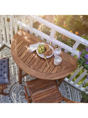 Butlers Gartentisch SOMERSET mit Faltfunktion in Braun