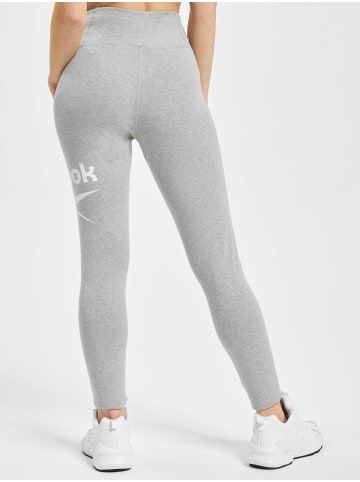 Reebok Legging in medium grey heather/white