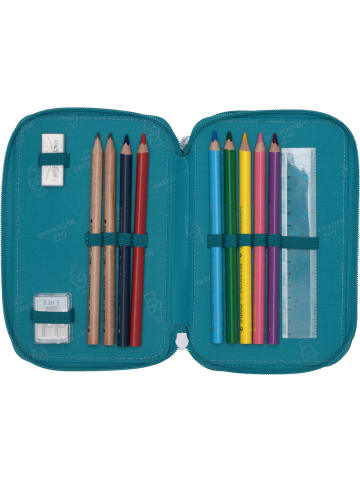 BECKMANN Beckmann 3-Fächrige Federmappe Racing