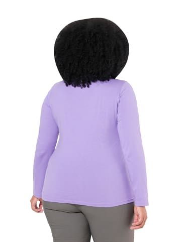 Ulla Popken Shirt in blauer flieder