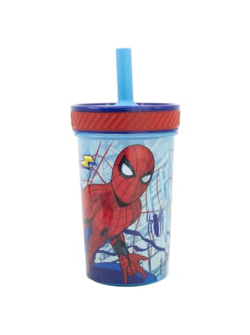 Spiderman Kippsicher Trinkbecher PP 370 ml – Drop Safe Plastikbecher in Mehrfarbig