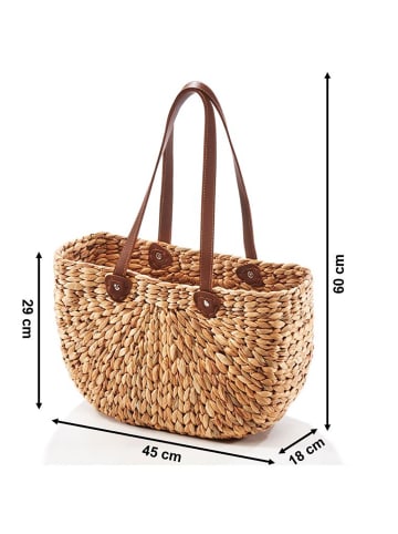 kobolo Einkaufstasche HYLEATHER36 in Braun