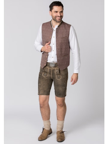 Stockerpoint Lederhose "Oliver" in kiesel gespeckt