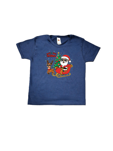 PAULGOS Kinder T-Shirt, Have a cool Christmas in Navi-Blau