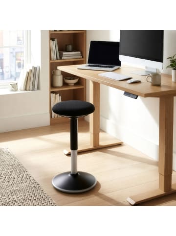 SONGMICS Arbeitshocker Activo in Schwarz - (B)35.5 x (H)82 x (T)35.5 cm