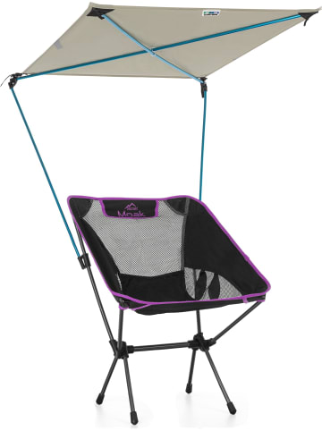 Normani Outdoor Sports Campingstuhl mit Sonnenschirm Moak in Lila