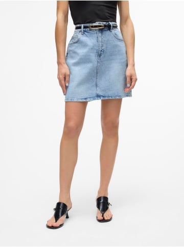 Vero Moda Rock Mini Denim Jeansrock Hoher Bund in Hellblau