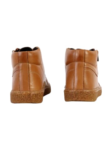 Divine Factory Alénoa High-Top-Sneaker aus Leder Braun