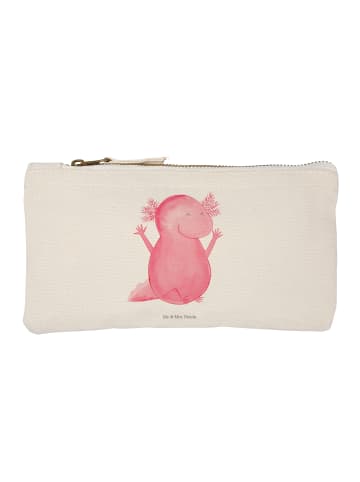 Mr. & Mrs. Panda Schminktasche Axolotl Hurra ohne Spruch in Weiß