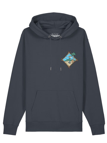 wat? Apparel Sweatshirt Beach is calling in India Ink Grey