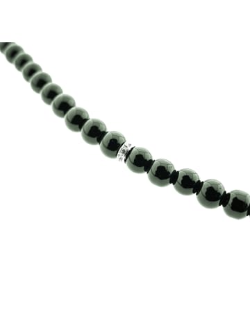 Almina Gebetskette  50 cm Anhänger mit Perlen in Dunkelgrün