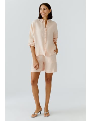 Oui Leinenbluse in peach whip