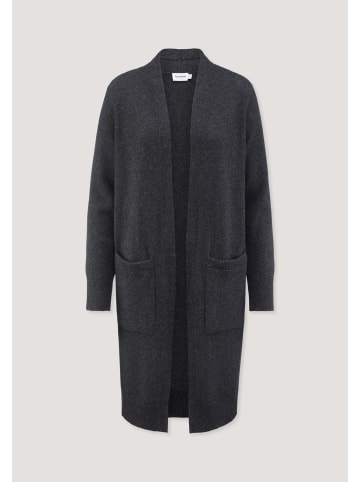 Hessnatur Strick Jacke in anthrazit