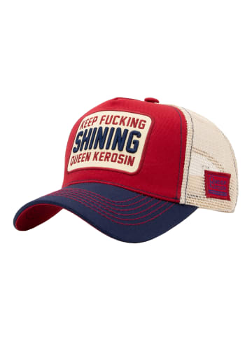 Queen Kerosin Queen Kerosin Trucker Cap Keep Fucking Shining in rot