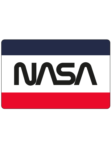 United Labels NASA Brotdose - mit Trennwand Schwarz in schwarz