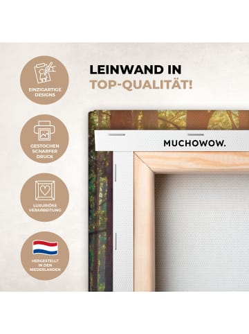 MuchoWow Leinwand bilder Waldpfad (BxH)