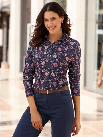 WITT WEIDEN Print-Shirt in marine-rosenquarz-bedruckt