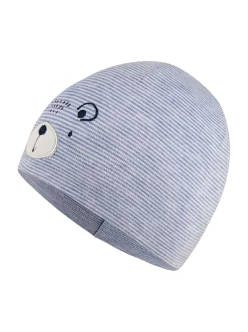 Sterntaler Beanie Bärgesicht in samtblau
