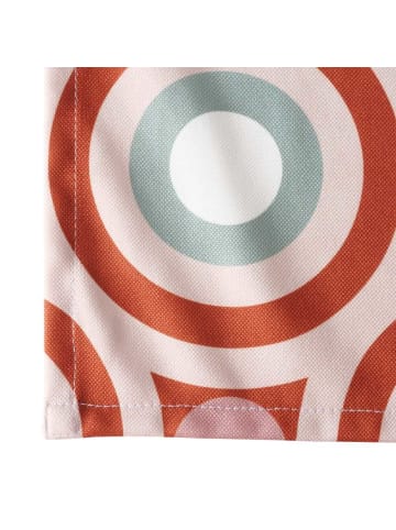 AltoBelli Tischläufer RETRO Kreise Terrakotta & Rosé
