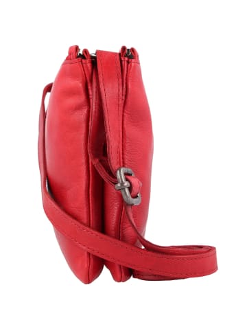 Greenburry Soft Umhängetasche Leder 25 cm in red