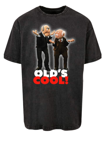 F4NT4STIC Oversize T-Shirt Disney Muppets Waldorf & Statler Old's Cool in schwarz