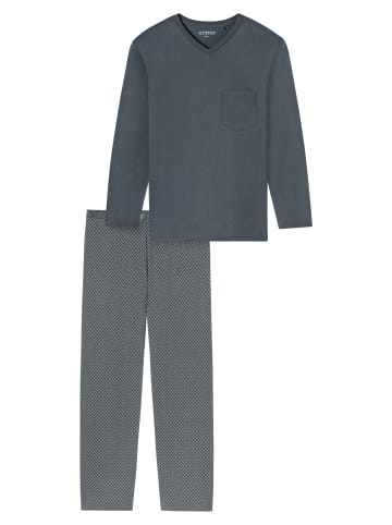 Schiesser Pyjama Comfort Essentials in dunkelgrau