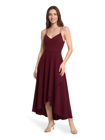 Vera Mont Abendkleid mit Volant in Deep Dahlia