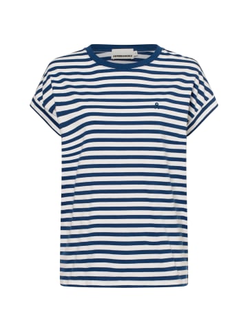 armedangels T-Shirt Idaara in blau weiß