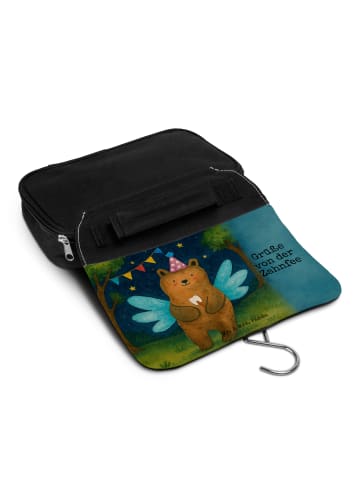 Mr. & Mrs. Panda kosmetiktäschchen Bär Zahnfee Design mit Spruch in Weiß