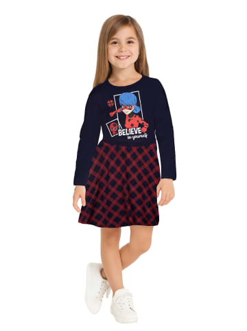 Miraculous Miraculous Kleid Ladybug Believe in yourself Kleidchen langarm in blau/rot